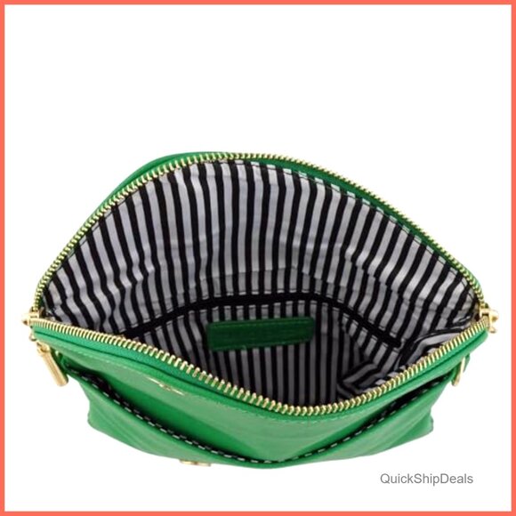 Faux Leather Envelope Wristlet Clutch with Detachable Chain Strap